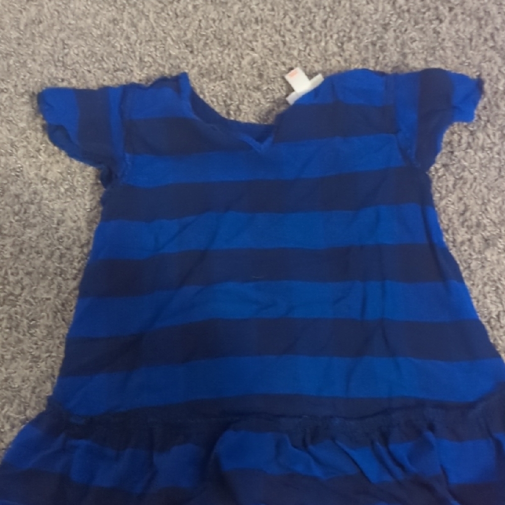Cat & Jack Blue Striped Kids Shirt